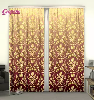 Шторы Сирень