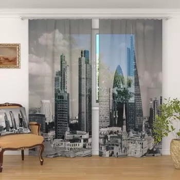 Шторы Сирень