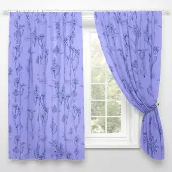 Шторы Сирень