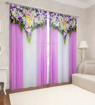Шторы Сирень