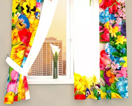 Шторы Сирень