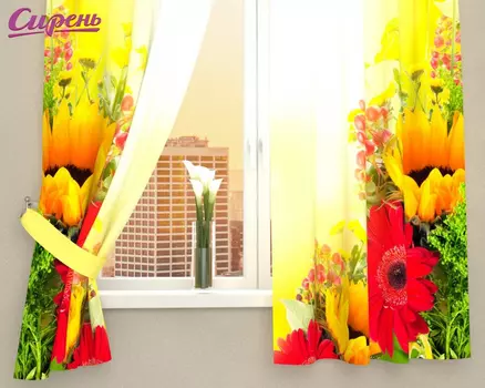 Шторы Сирень