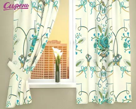Шторы Сирень
