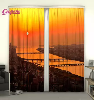 Шторы Сирень