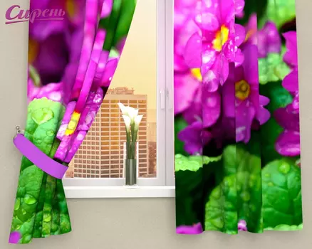 Шторы Сирень