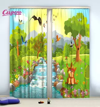 Шторы Сирень