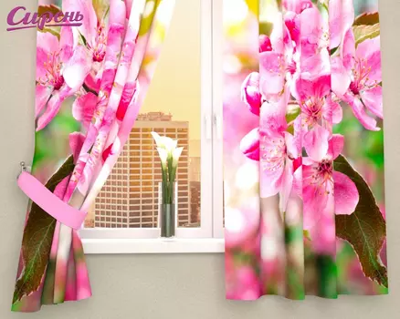 Шторы Сирень