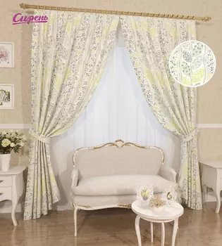 Шторы Сирень