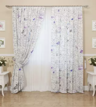 Шторы Сирень