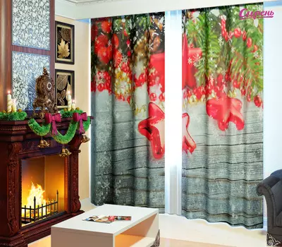 Шторы Сирень