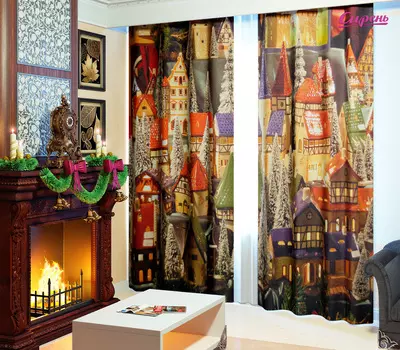 Шторы Сирень