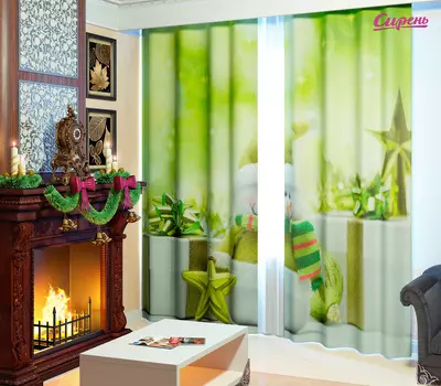 Шторы Сирень