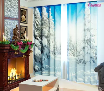 Шторы Сирень