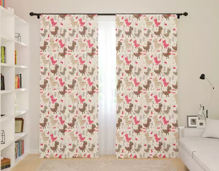 Шторы Сирень