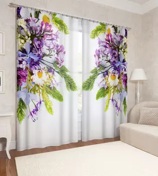 Шторы Сирень