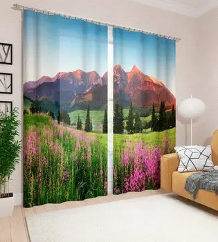 Шторы Сирень