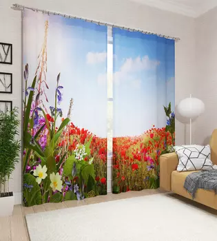 Шторы Сирень