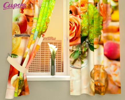 Шторы Сирень