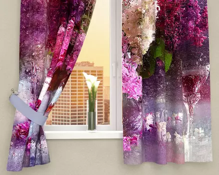 Шторы Сирень