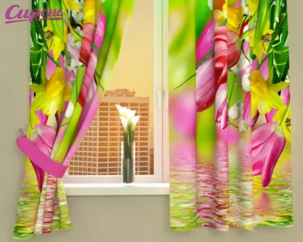 Шторы Сирень