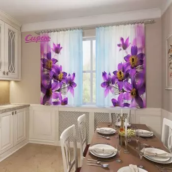 Шторы Сирень