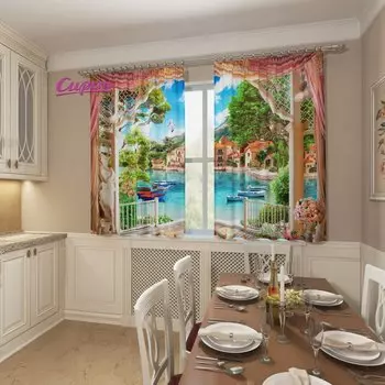 Шторы Сирень