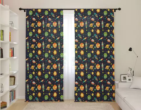 Шторы Сирень