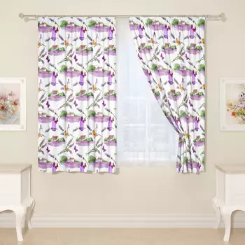 Шторы Сирень
