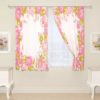 Шторы Сирень