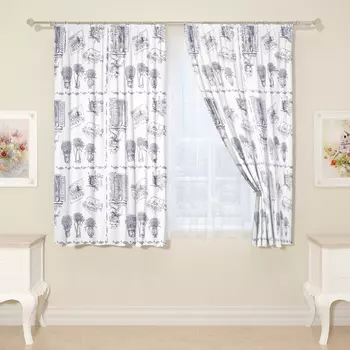 Шторы Сирень