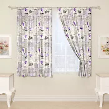Шторы Сирень