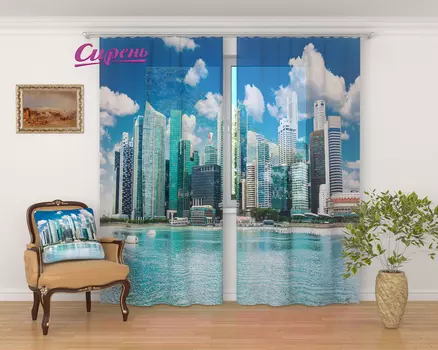 Шторы Сирень