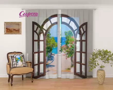 Шторы Сирень