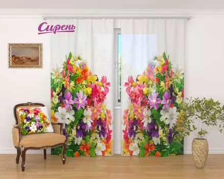 Шторы Сирень