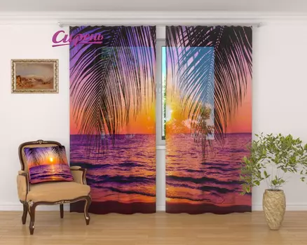 Шторы Сирень