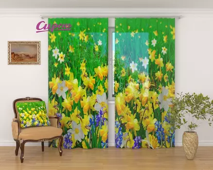 Шторы Сирень
