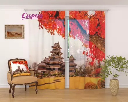 Шторы Сирень