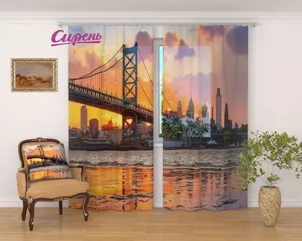 Шторы Сирень