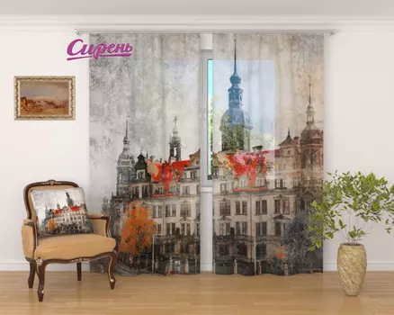 Шторы Сирень