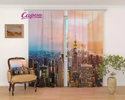 Шторы Сирень