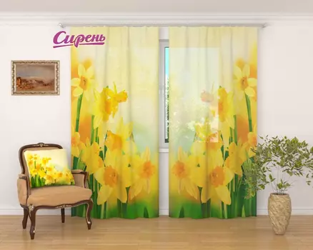 Шторы Сирень