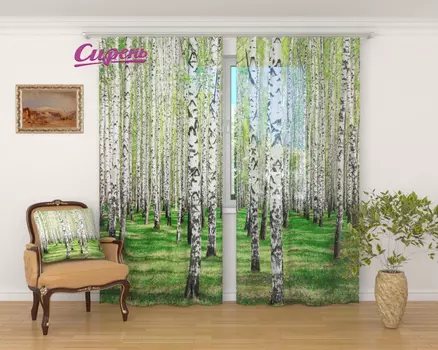 Шторы Сирень