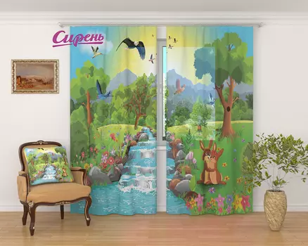 Шторы Сирень