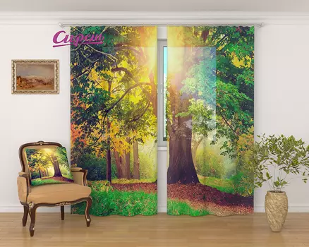 Шторы Сирень