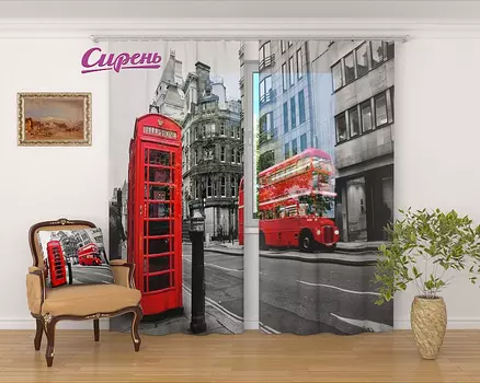 Шторы Сирень