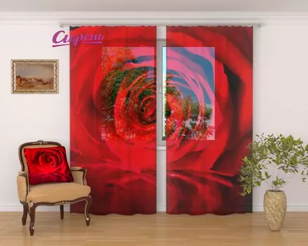 Шторы Сирень