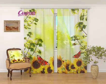 Шторы Сирень