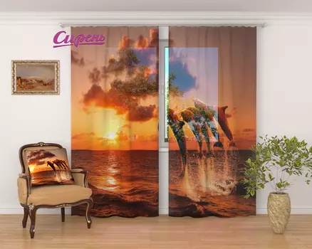 Шторы Сирень