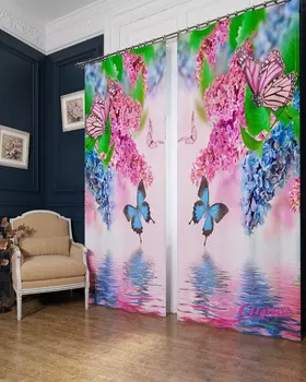 Шторы Сирень