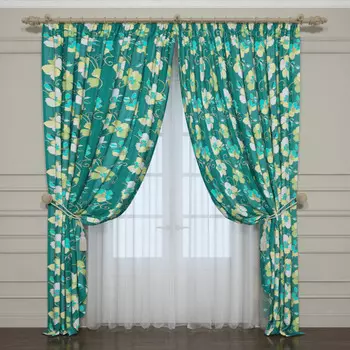 Шторы Сирень